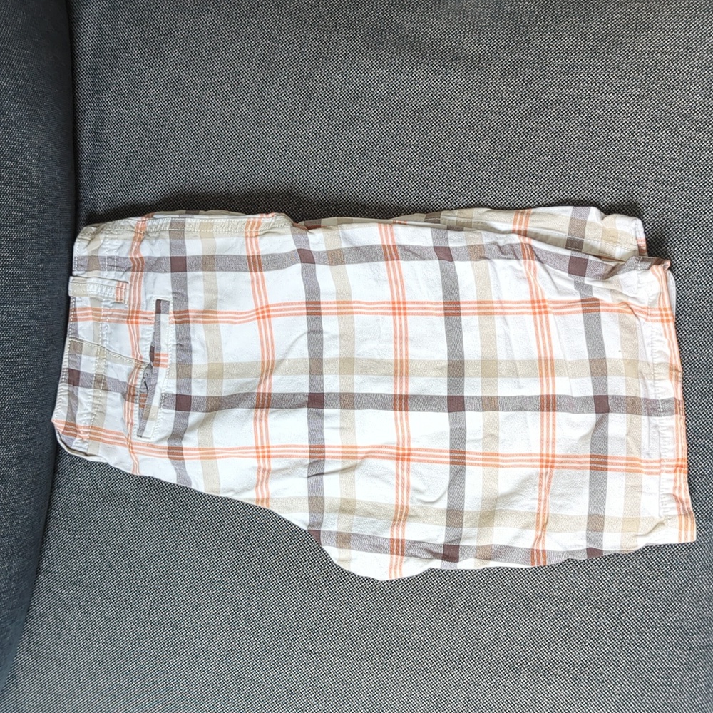 Aeropostale Autumn Plaid Shorts Size 31